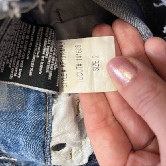 Kut from the Kloth Connie Fab Ab Skinny Raw Hem- Sz 2 - Picture 6 of 7